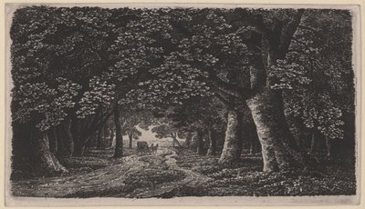 Erdei út hintóval alkotó: Karl Friedrich Schinkel