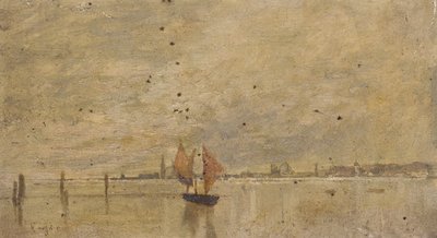 Tengeri darab: Velencében (olaj, vászon, malomlap) alkotó: Karl Heffner