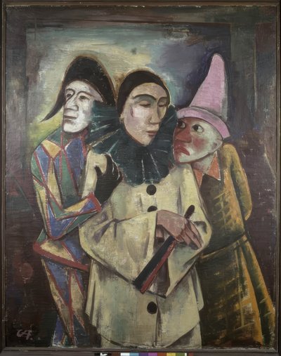 Álarcosok  alkotó: Karl Hofer