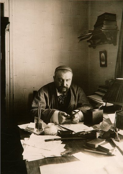 A szerző Alekszandr Ivanovics Kuprin (f/w fotó) alkotó: Karl Karlovich Bulla