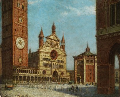Cremona látképe alkotó: Karl Kaufmann