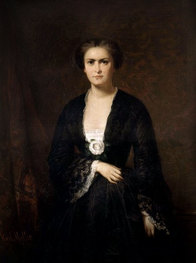 Sophie Cruvelli kisasszony alkotó: Karl L. H. Müller