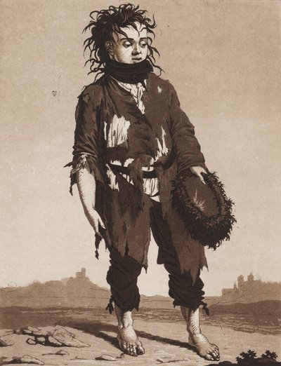 Az ifjú koldusok alkotó: Karl Ludwig Bernhard Buchhorn