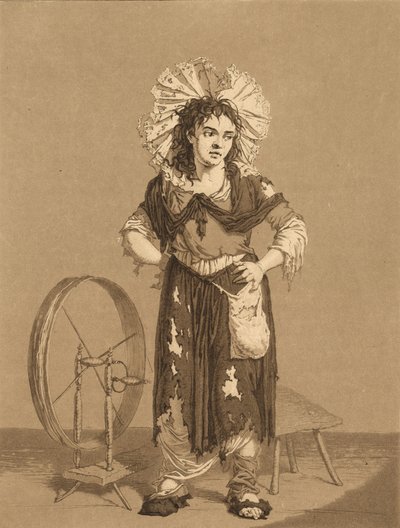 A fiatal koldusok, 1800 körül. alkotó: Karl Ludwig Bernhard Buchhorn