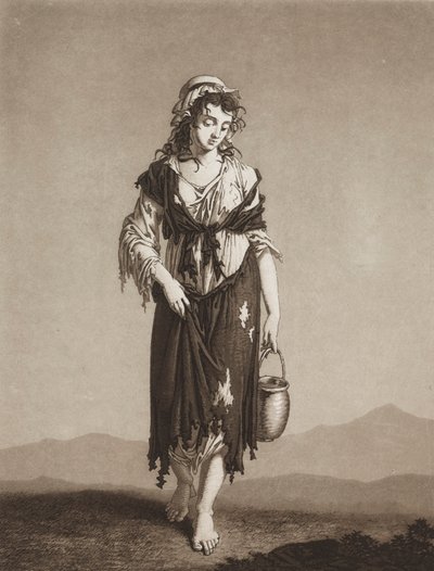 Az ifjú koldusok c. 1800. alkotó: Karl Ludwig Bernhard Buchhorn