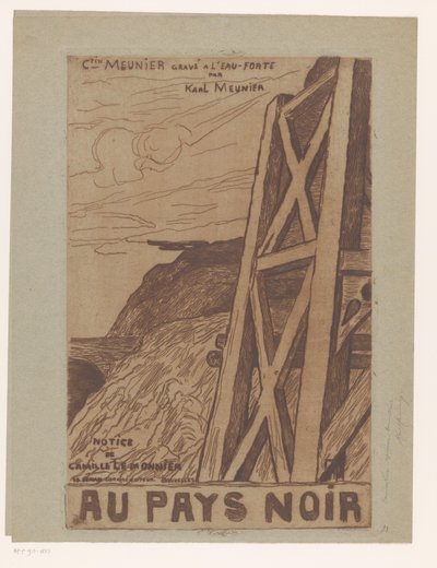Hegyi táj ipari építkezéssel Címlap ehhez: Lemonnier, Au Pays Noir, [1885] alkotó: Karl Meunier