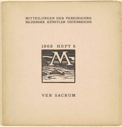Ver Sacrum [6. évf., 5. szám, 1903. március] alkotó: Karl Muller