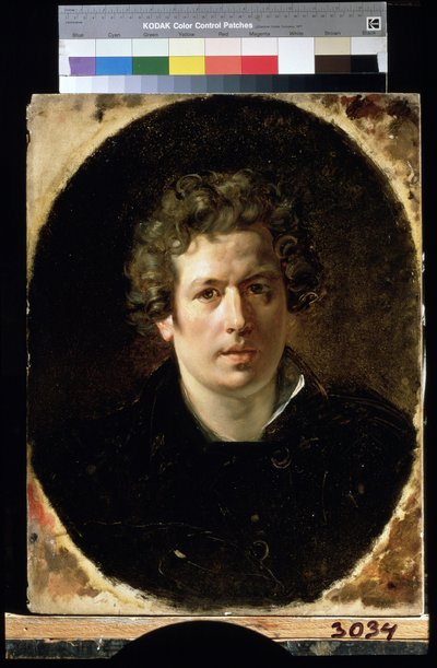 Karl Pavlovich Briullov (Bryullov) (1799-1852) "önarckép" festménye 1833 körül Szentpétervári Állami Orosz Múzeum alkotó: Karl Pavlovich Bryullov