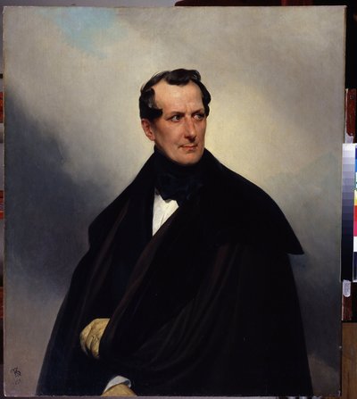 ""Vlagyimir Musin-Puskin gróf portréja (Musin Puskin) (1798-1854)" Karl Pavlovich Briullov (Bryullov) festménye (1799-1852) 1830 Regionális Művészeti Múzeum Arhangelszk Oroszország alkotó: Karl Pavlovich Bryullov