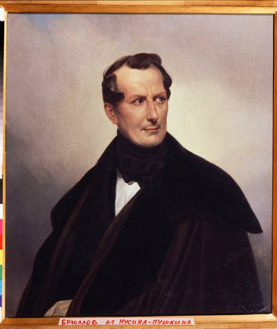 "Portré du tsomte Vladimir Musin-Puskin (Musin Puskin) (1798-1854)" Peinture de Karl Bryulov (Bryulov) (1799-1852) 1838 Állami Művészeti Múzeum, Jaroszlavl alkotó: Karl Pavlovich Bryullov