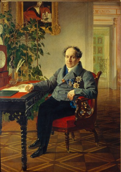 Alekszandr Nyikolajevics Golicin herceg portréja 1773-1844, 1840 alkotó: Karl Pavlovich Bryullov