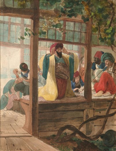 Fodrászat, kb. 1849 alkotó: Karl Pavlovich Bryullov