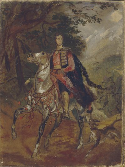 Anatole Nyikolajevics Demidov gróf, San Donato 1812-1870 első hercegének portréja, c. 1831 alkotó: Karl Pavlovich Bryullov