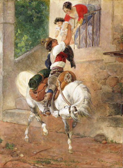 Római juhász hazatérés, 1851-1852. alkotó: Karl Pavlovich Bryullov