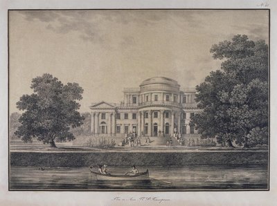 A Jelagin-palota Szentpéterváron, 1823 alkotó: Karl Petrovich Beggrov