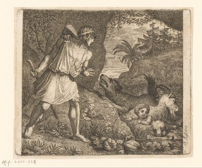 Jupiter és a kecske Amalthea Ötletek (sorozat címe) alkotó: Karl Russ