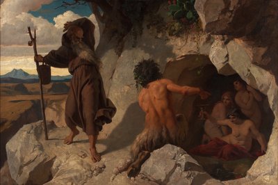 Szent Antal megkísértése alkotó: Karl Schönbrunner