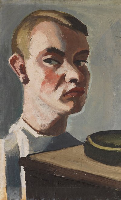 Önarckép, c. 1920. alkotó: Karl Tratt