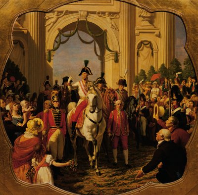 I. (II.) Ferenc osztrák császár belépése Bécsbe 1814-ben alkotó: Karl von Blaas