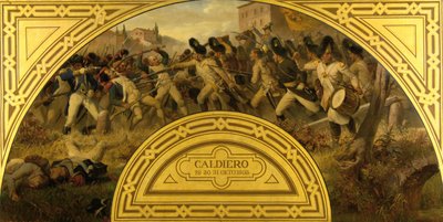 A caldieroi csata 1805 alkotó: Karl von Blaas