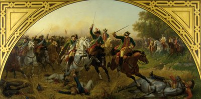 A kolini csata 1757 alkotó: Karl von Blaas