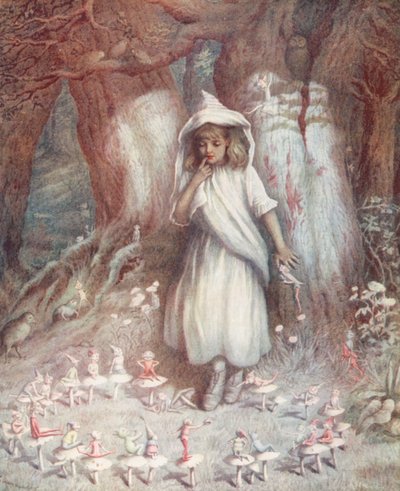 A manó gyűrű (színes litográfia) alkotó: Kate (after) Greenaway