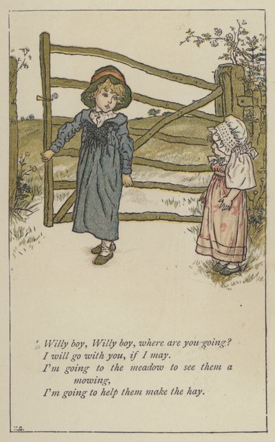 Willy fiú, Willy fiú, hova mész (színes litó) alkotó: Kate (after) Greenaway