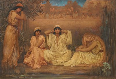 Babilon vizei mellett leültek és sírtak, 1853 alkotó: Kate Gardiner Hastings