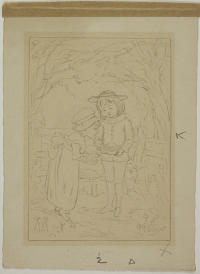 A madárfészek felfedezése alkotó: Kate Greenaway