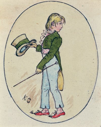Illusztráció Szent Valentin-napra, 1914 (wc papíron) alkotó: Kate Greenaway