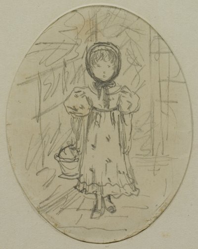 Kislány a kertben alkotó: Kate Greenaway