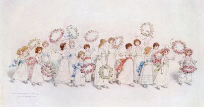 „Sok boldog visszatérést a napból” – Kate Greenaway alkotó: Kate Greenaway