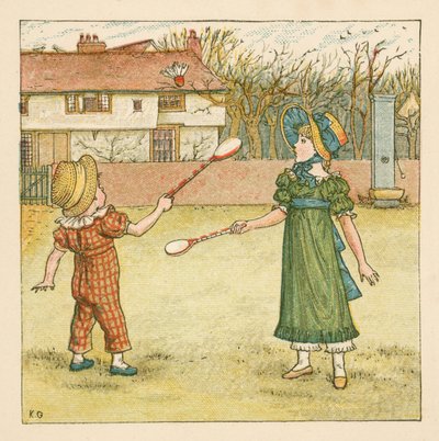 Tollaslabdát játszik alkotó: Kate Greenaway