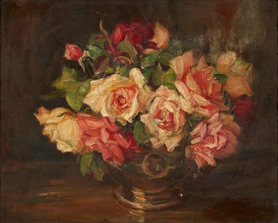 Pink Roses (olaj, vászon) alkotó: Kate Wyllie