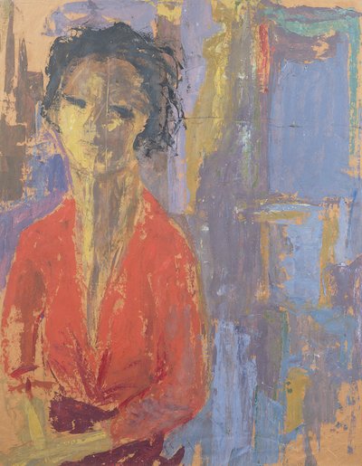 Töprengő nyugalom (olaj, papír) alkotó: Kate Yates