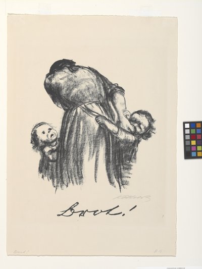 Szabálysértés! alkotó: Käthe Kollwitz