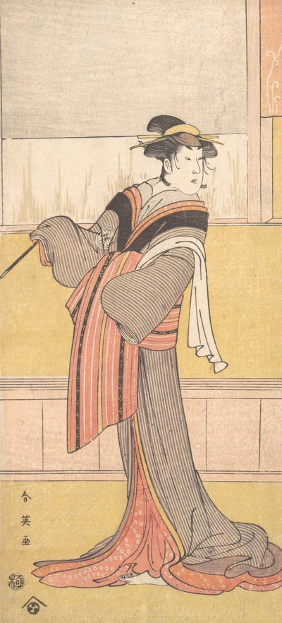 Segawa krizantém nő Jó, mi? 1791. alkotó: Katsukawa Shun
