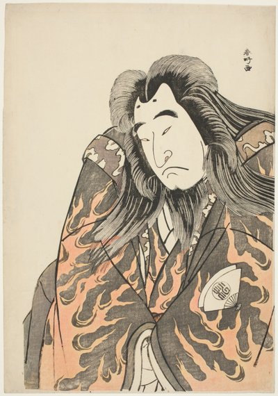 Onoe Matsusuke I. színész mint Sutoku nyugalmazott császár alkotó: Katsukawa Shunkо̄