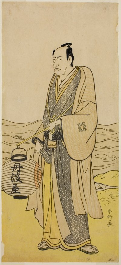 A színész Ichikawa Danjuro V mint Tambaya Suketaro az On
