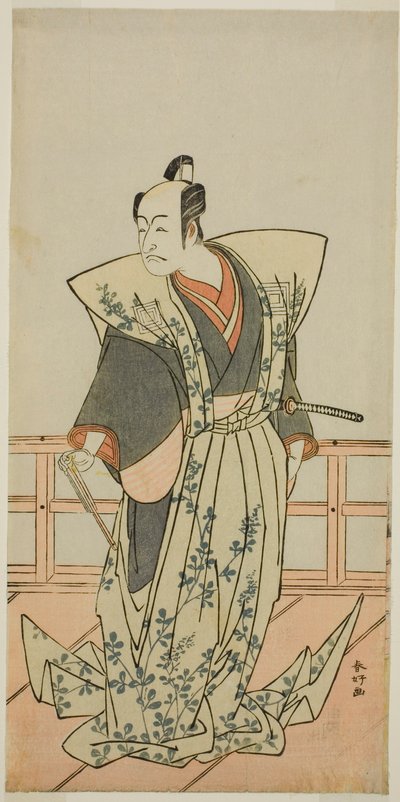 Ichikawa Danjuro V. színész egy azonosítatlan szerepben alkotó: Katsukawa Shunkо̄