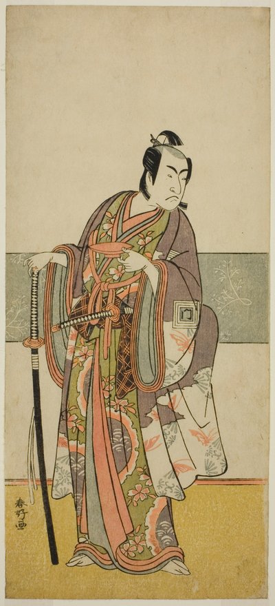 Ichikawa Monnosuke II színész egy ismeretlen szerepben alkotó: Katsukawa Shunkо̄