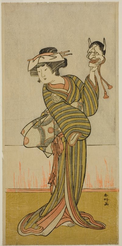 Yamashita Kinsaku II azonosítatlan szerepben alkotó: Katsukawa Shunkо̄