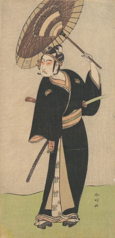 The Third Ichikawa Yaozo in the Role of the Otokodate Sukeroku, 1784. alkotó: Katsukawa Shunko