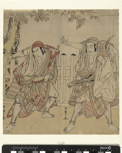 Otani Hiroji III színészek az Otani Tomoemonban alkotó: Katsukawa Shunsho