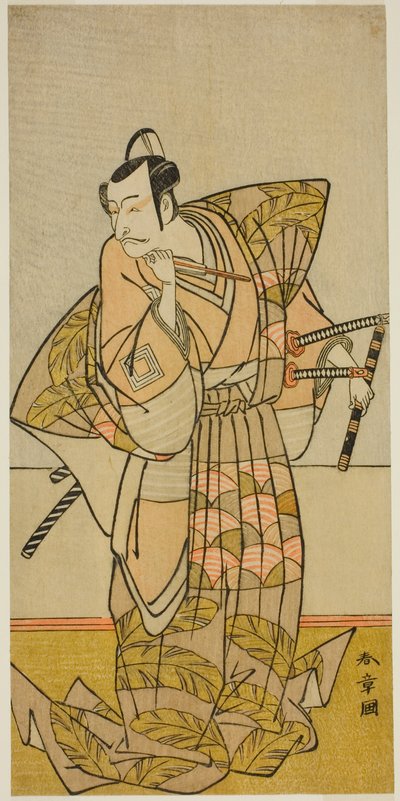 Ichikawa Danjuro V, mint Chichibu Shigetadaja alkotó: Katsukawa Shunsho