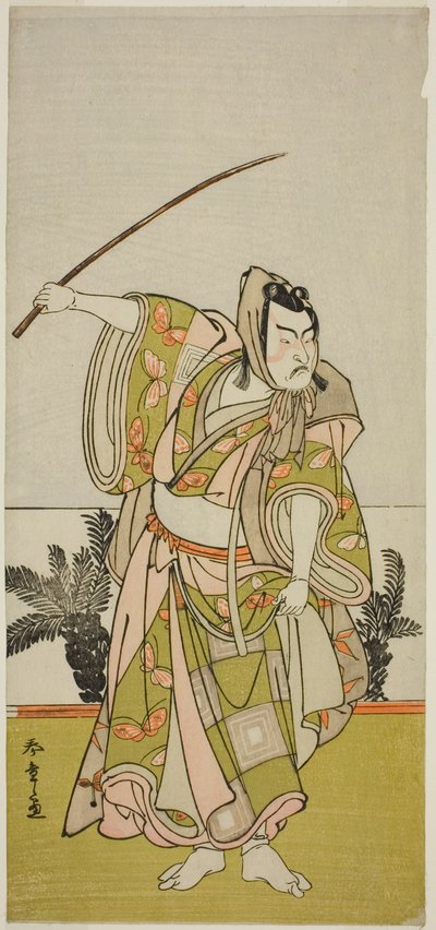 Amikor az Ichikawa csoport tagja voltam, Aoyagi volt a csoport első tagja, én pedig a csoport első tagja. 1777 alkotó: Katsukawa Shunsho