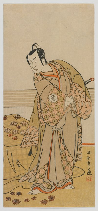 A színész Matsumoto Koshiro IV, Edo-korszak, 1770-es évek vége (színes fatömbnyomat) alkotó: Katsukawa Shunsho