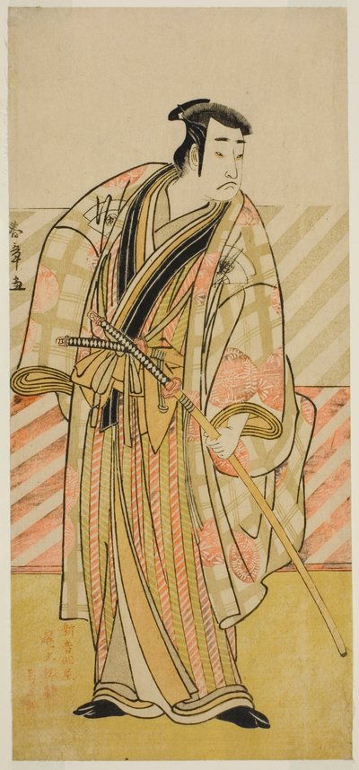 A színész, Onoe Matsusuke I azonosítatlan szerepben alkotó: Katsukawa Shunsho