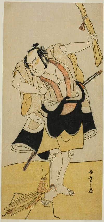 A színész Otani Hiroji III azonosítatlan szerepben alkotó: Katsukawa Shunsho