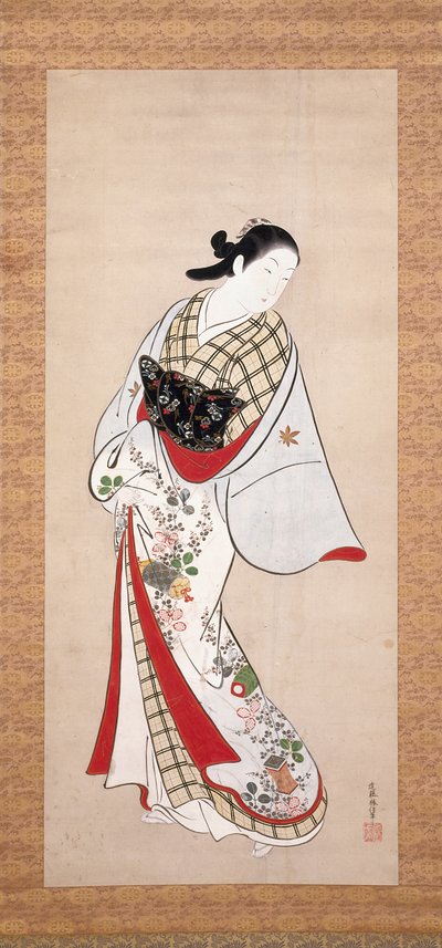 Takao portréja (tinta és színes papíron) alkotó: Katsunobu Kondo